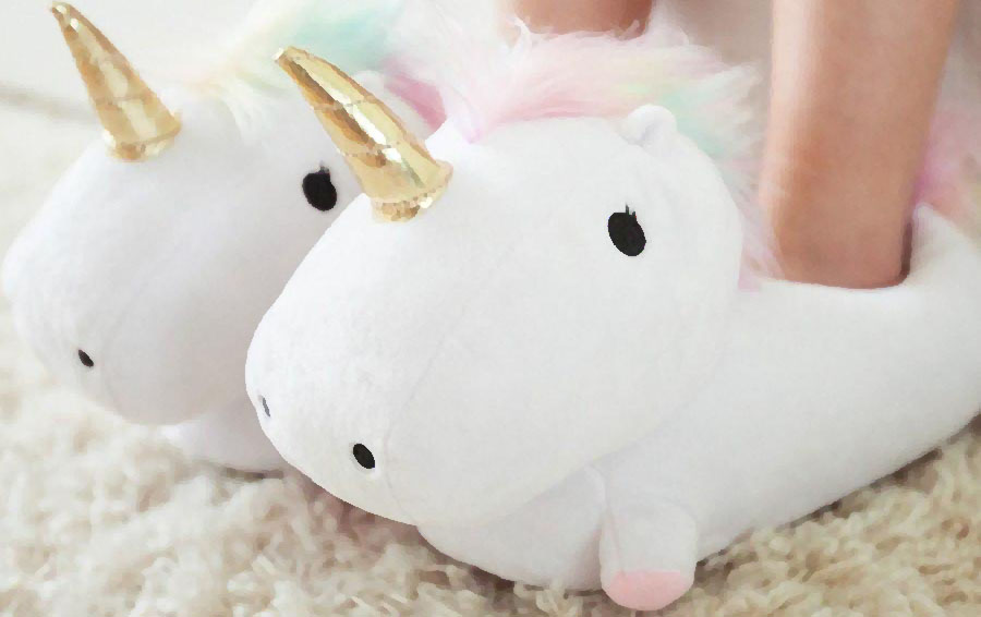 unicorn slippers