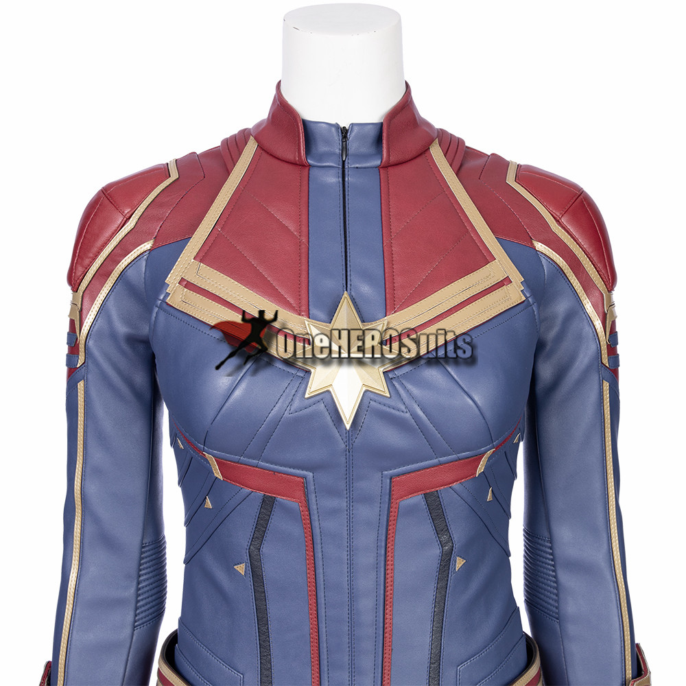 captain marvel cosplay costumes from oneherosuits