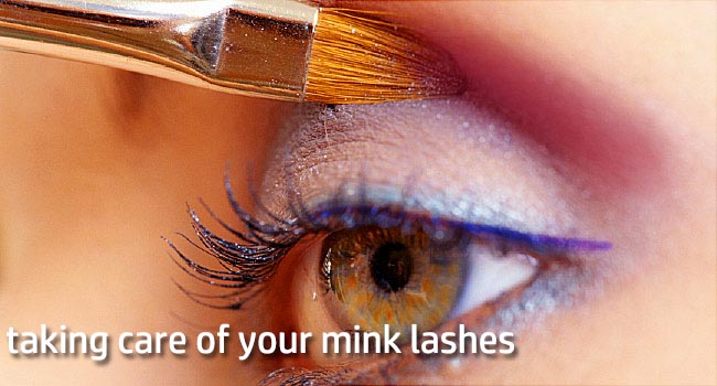 taking care of your mink lashes